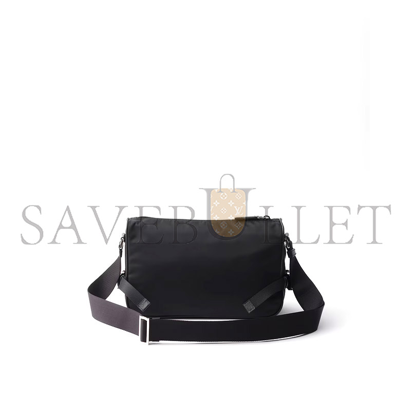 PRADA MEDIUM RE-NYLON AND SAFFIANO LEATHER SHOULDER BAG 2VH192 (28*17.5*10cm) PRADA MEDIUM RE-NYLON AND SAFFIANO LEATHER SHOULDER BAG 2VH192 (28*17.5*10cm)